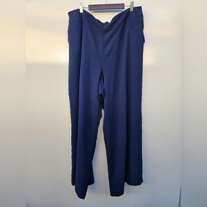 AB Studio Navy Blue Pants